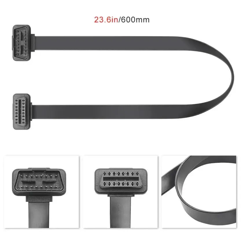 16-pins OBD2 plate extension cable (60 cm) | interface