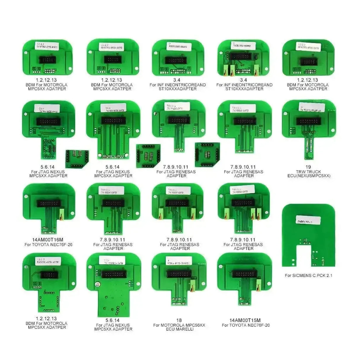 Adapter Set (22-piece) for ECU Programming | Accessories