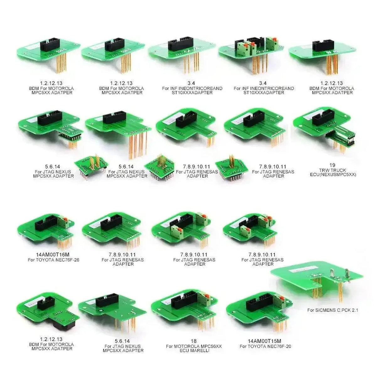 Adapter Set (22-piece) for ECU Programming | Accessories