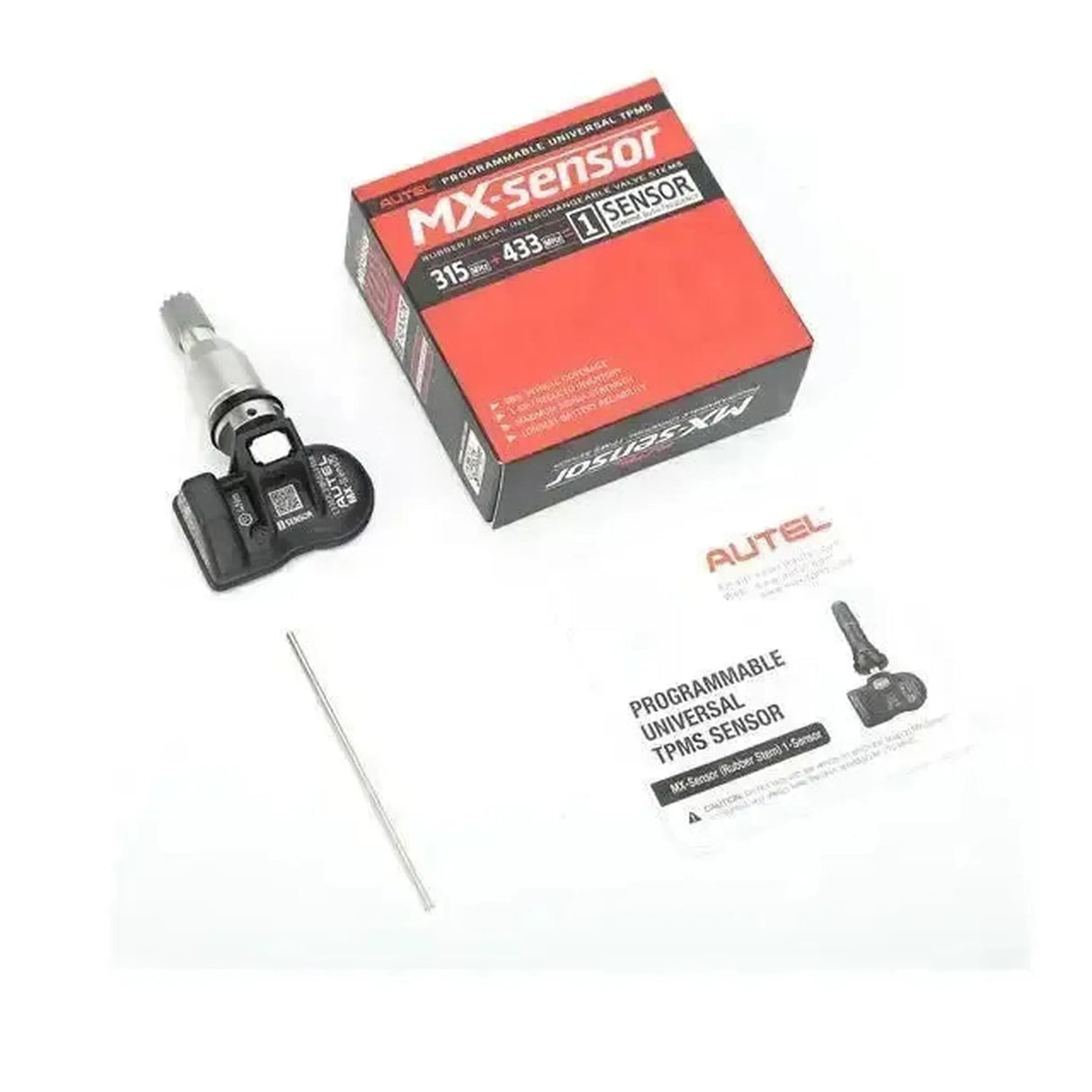 Autel MX-Sensor 315MHz+433MHz (Aluminum) | TPMS sensor (Press-in)