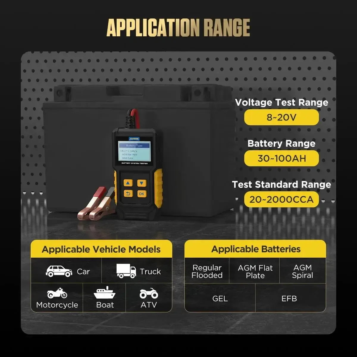 Autool BT360 | Battery Tester