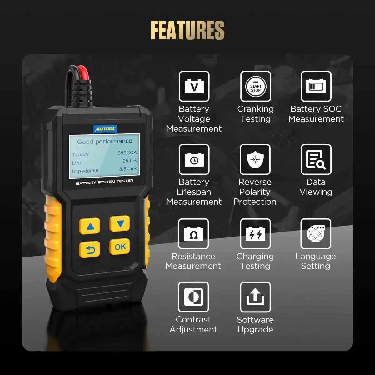 Autool BT360 | Battery Tester