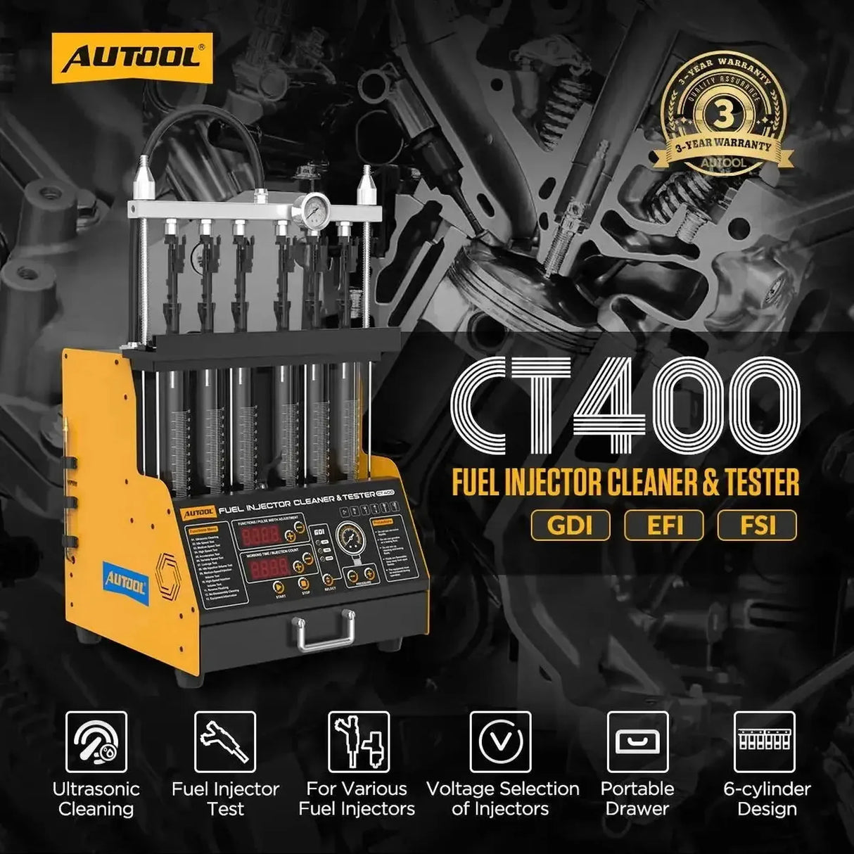 Autool CT400 | Injector Tester