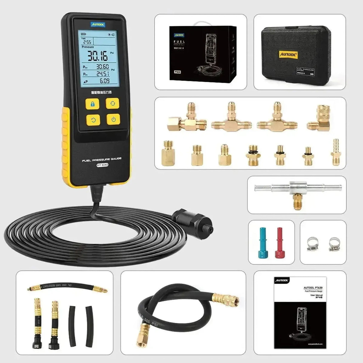 Autool PT630 | Fuel Pressure Tester
