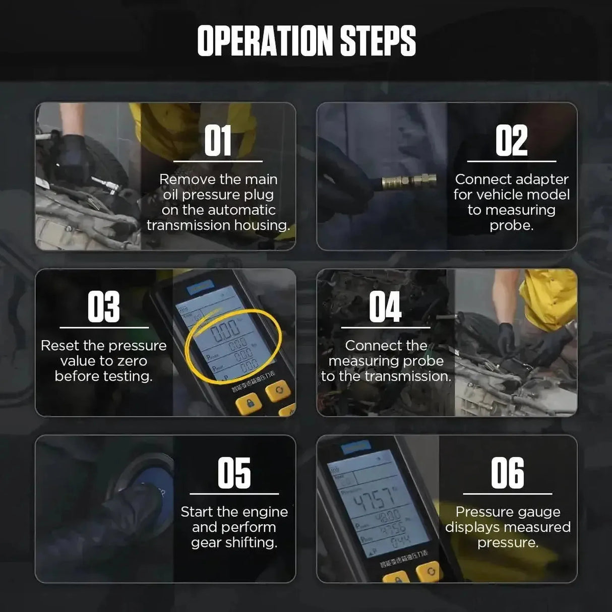 Autool PT650 | Transmission Oil Pressure Tester