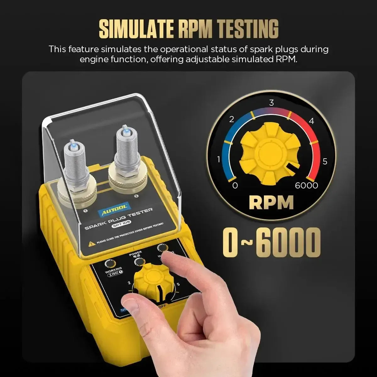 Autool SPT105 | Spark Plug Tester
