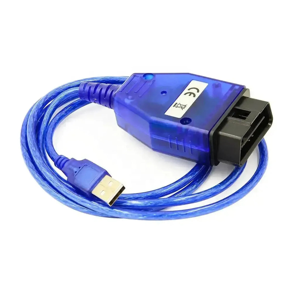 BMW K+DCAN OBD2 - USB (Switch) | Interface Cable (Blue)