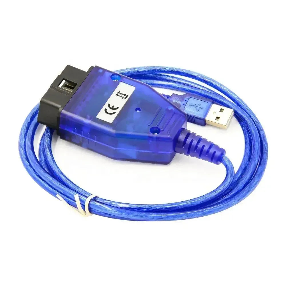 BMW K+DCAN OBD2 - USB Switch Interface Cable Blue