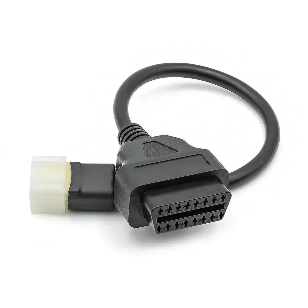 Delphi 6-pins OBD – 16-pins OBD2 Adapter Cable | Motorcycle