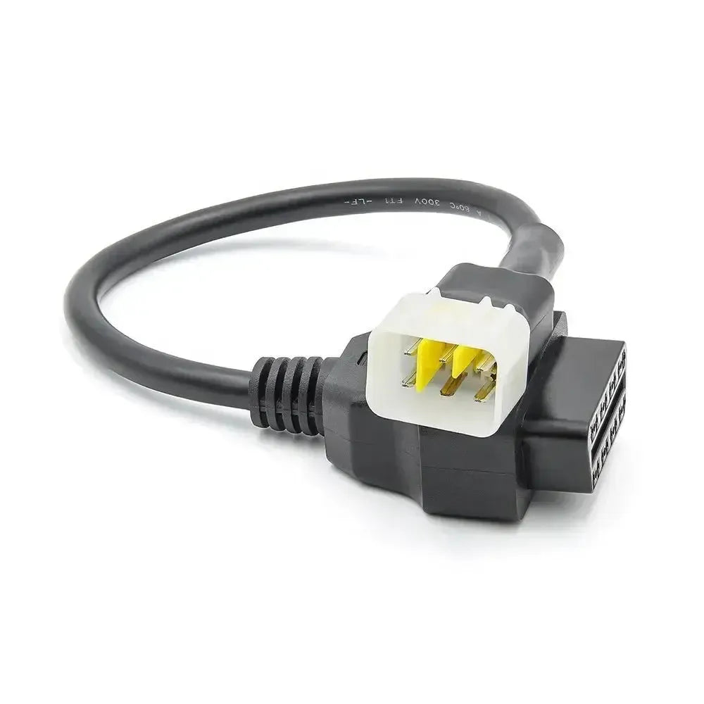 Delphi 6-pins OBD – 16-pins OBD2 Adapter Cable | Motorcycle