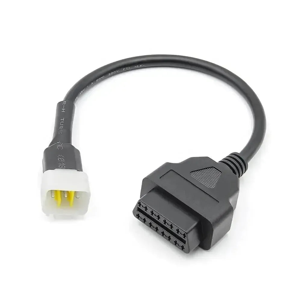 Delphi 6-pins OBD – 16-pins OBD2 Adapter Cable | Motorcycle