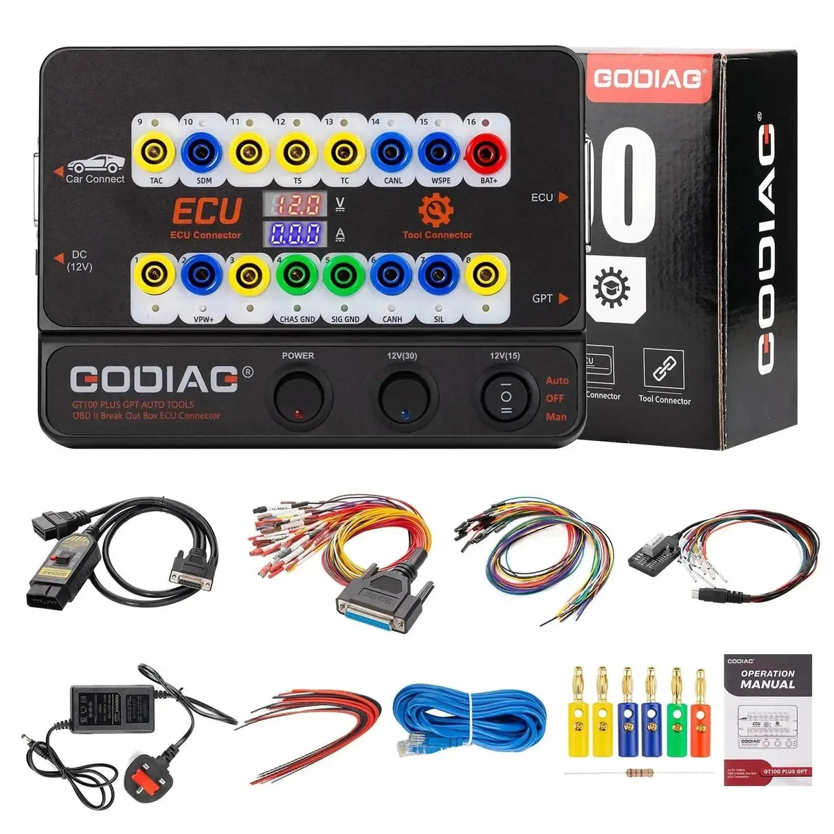 GoDiag GT100 Plus | Breakout Box | Accessories