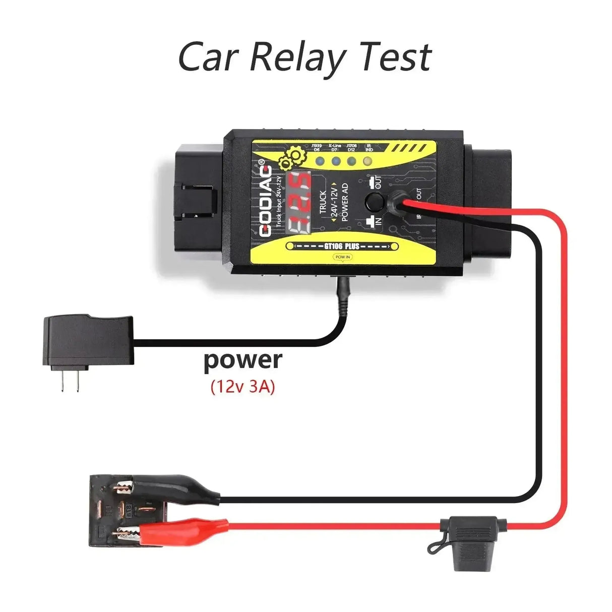 GoDiag GT106 Plus | Voltage Converter | Accessories