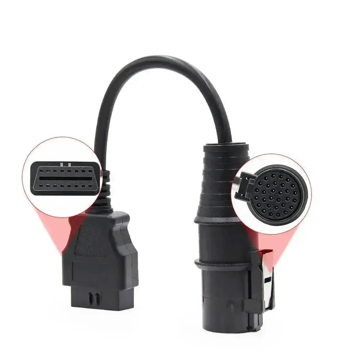 Iveco 30-pin OBD1 – 16-pin OBD2 Adapter Cable | Truck