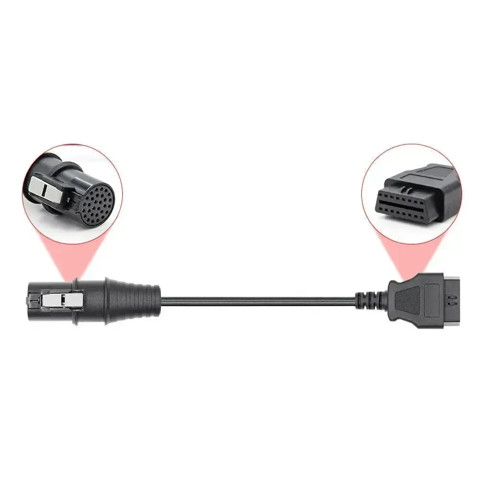 Iveco 30-pins OBD1 – 16-pins OBD2 Adapter Cable | Truck