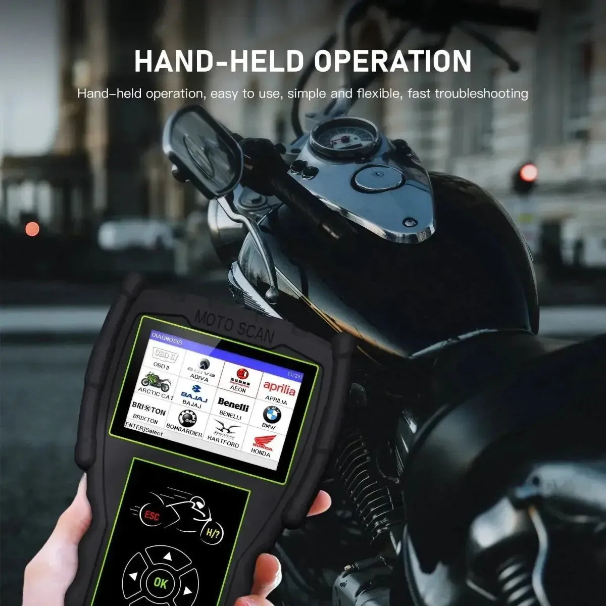 JDiag M100 Pro Motorcycle Diagnostic Tool