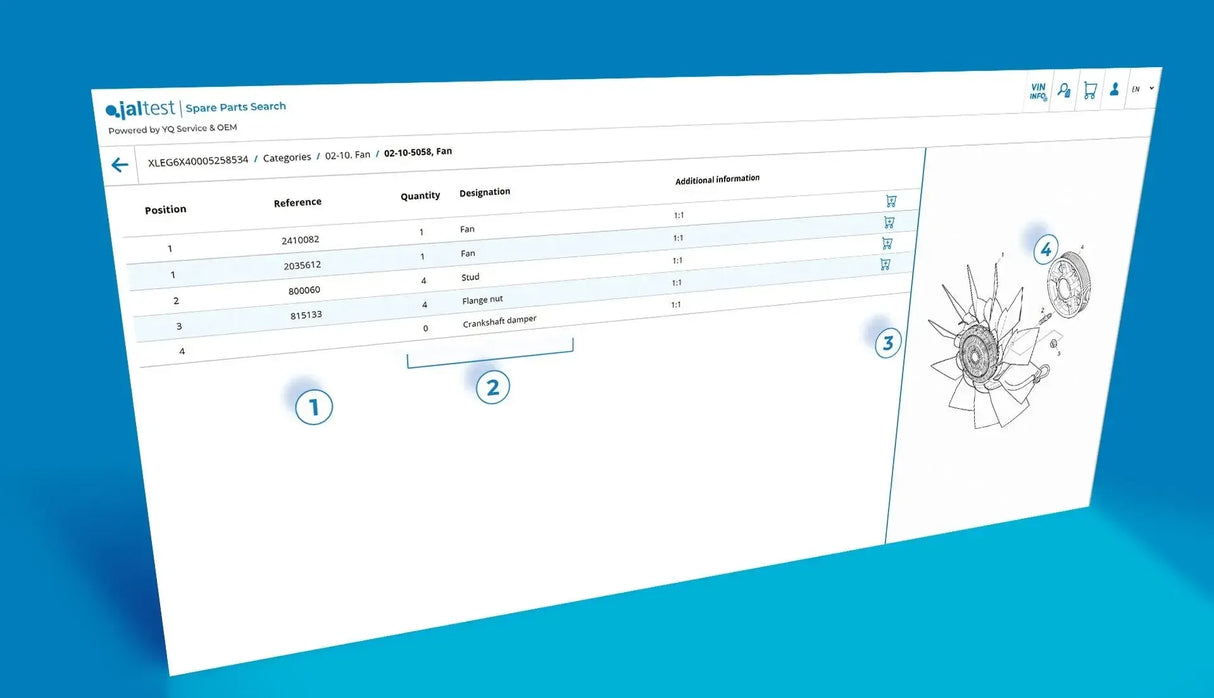 Jaltest (70605039) | Spare Parts Search (Lite Pack)