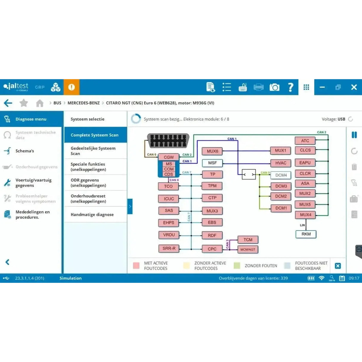 Jaltest Bus Diagnostic Tool