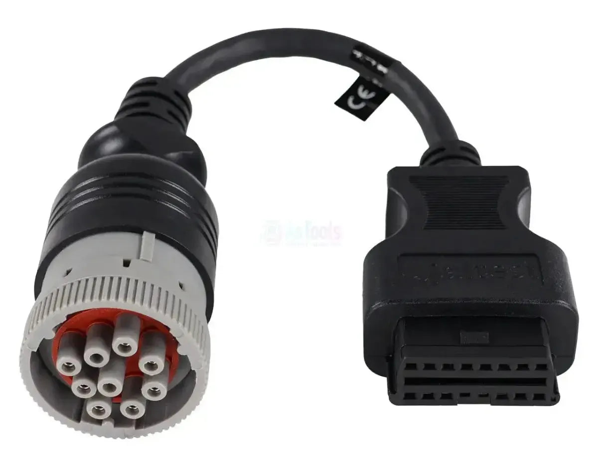 Jaltest (JDC505A) | CAT/Perkins 9-pins OBD - 16-pins OBD2 Adapter Cable | Internal combustion engine