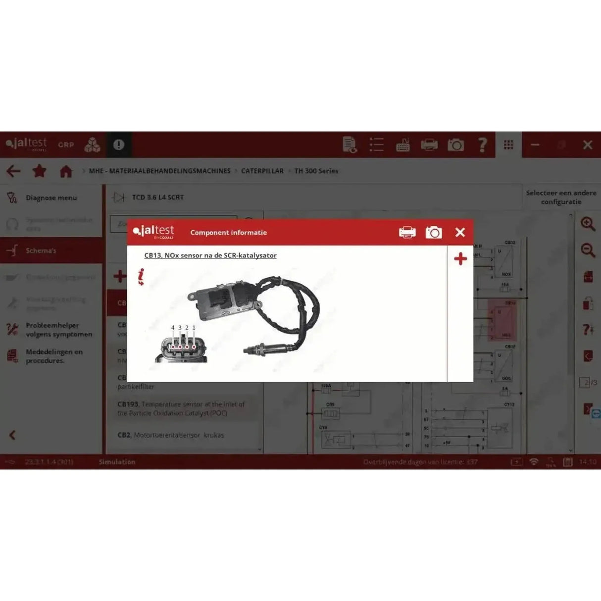 Jaltest MHE (Material Handling Equipment) Diagnostic Tool