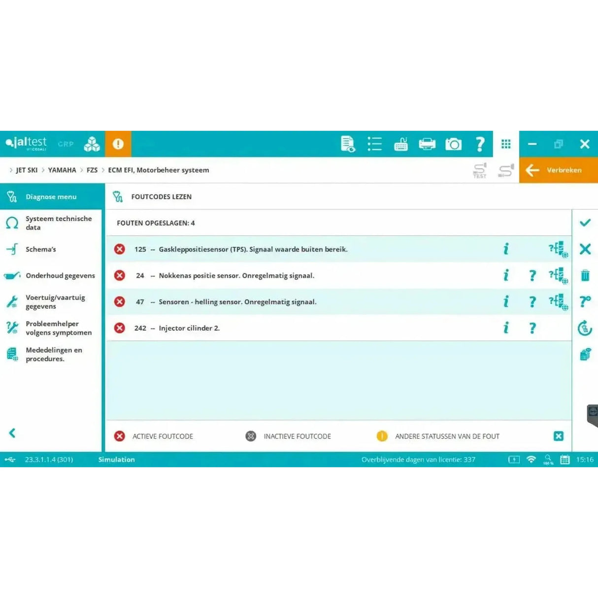 Jaltest Marine (Full) Diagnostic Tool