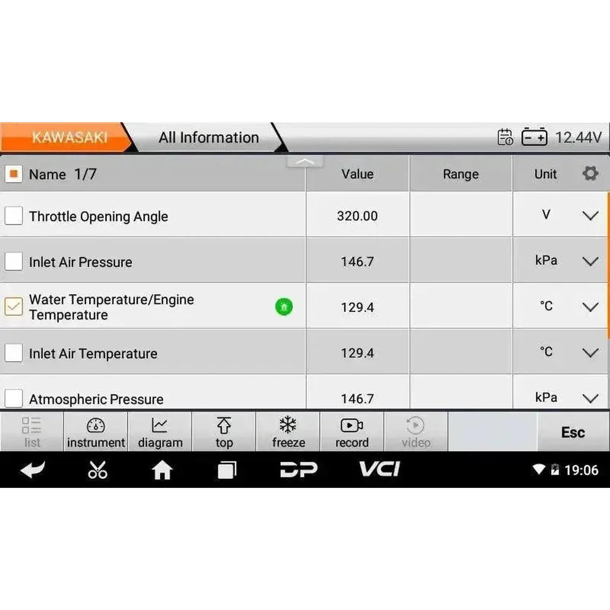 OBDSTAR IScan Kawasaki (Marine) | Diagnostic Tool | Motorboat