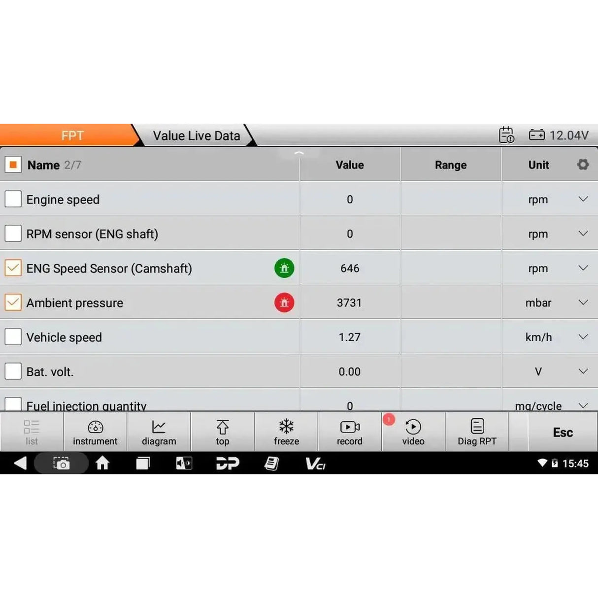 OBDSTAR IScan Pro FPT (Marine) | Diagnostic Tool | Motorboat