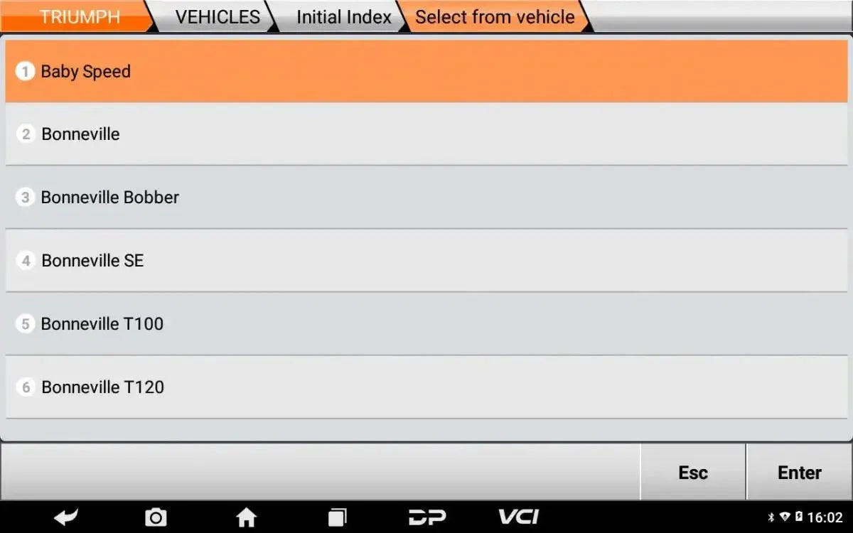 OBDSTAR IScan Triumph | Diagnostic Tool | Motorcycle