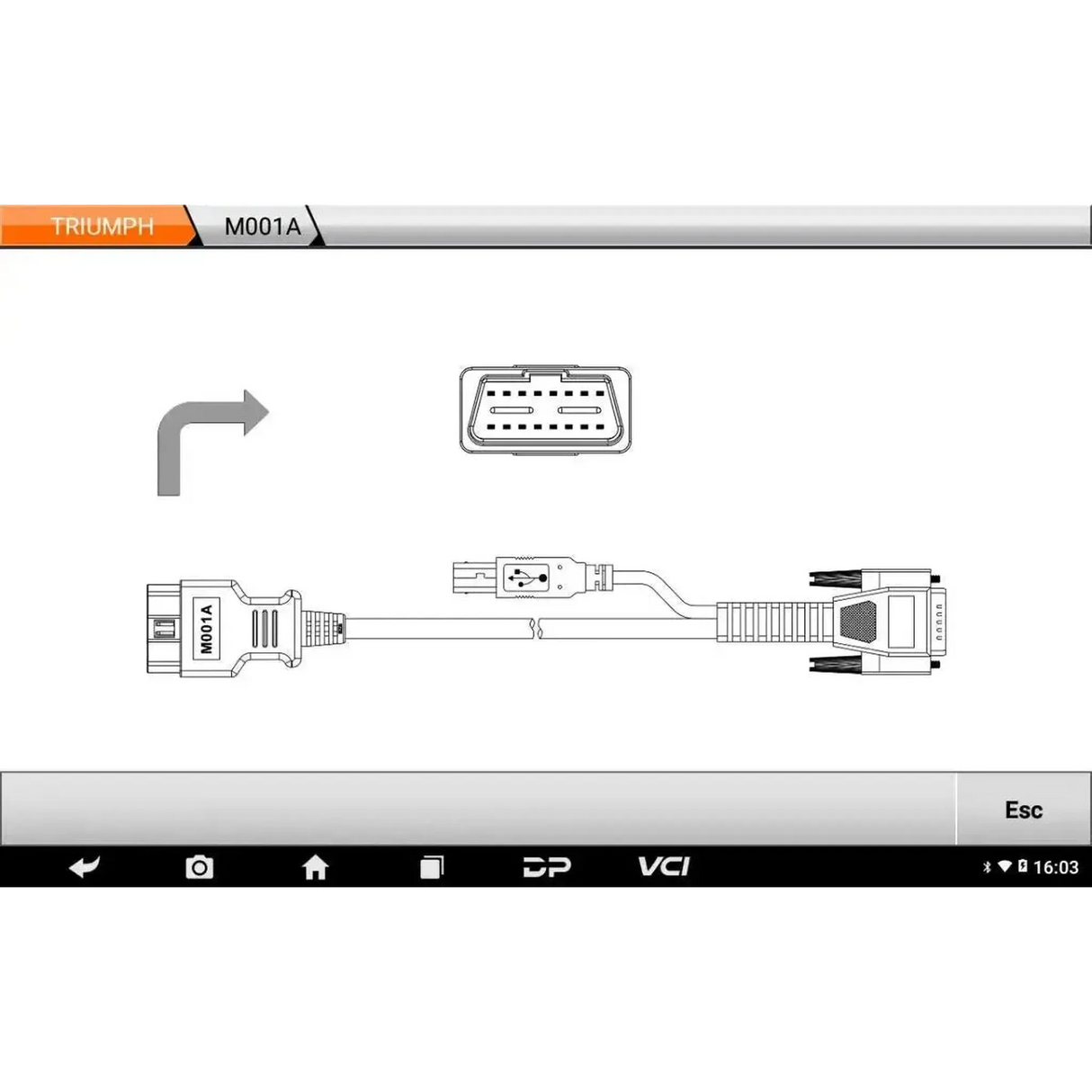 OBDSTAR IScan Triumph | Diagnostic Tool | Motorcycle