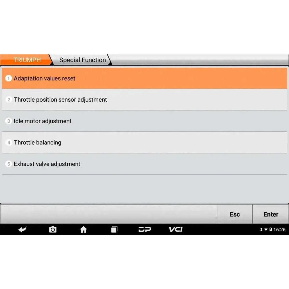 OBDSTAR IScan Triumph | Diagnostic Tool | Motorcycle