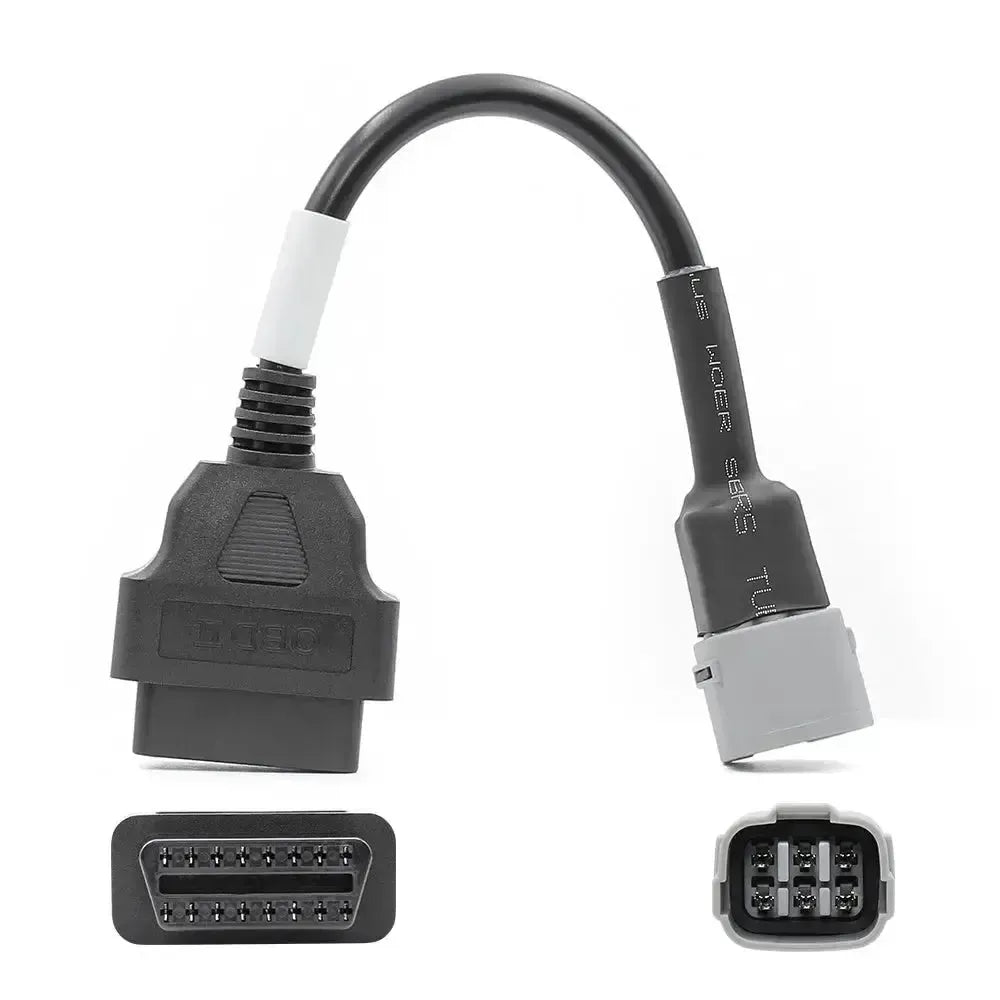 Suzuki 6-pins OBD – 16-pins OBD2 Adapter Cable | Motorcycle