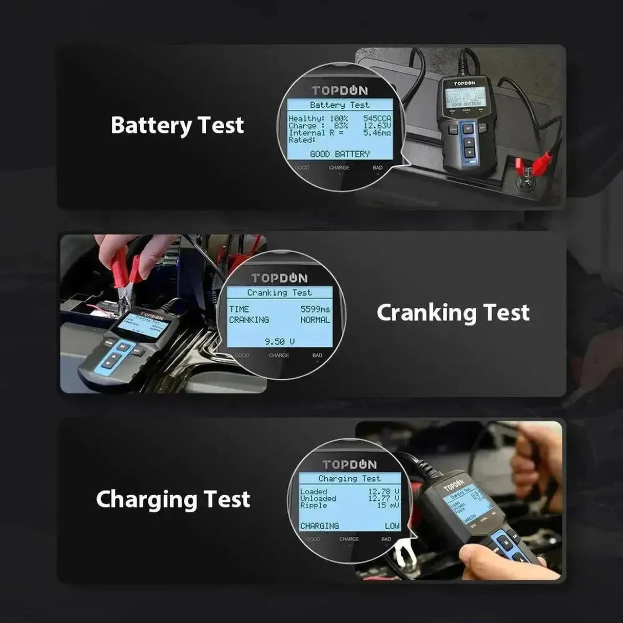 Topdon BT100 | Battery Tester