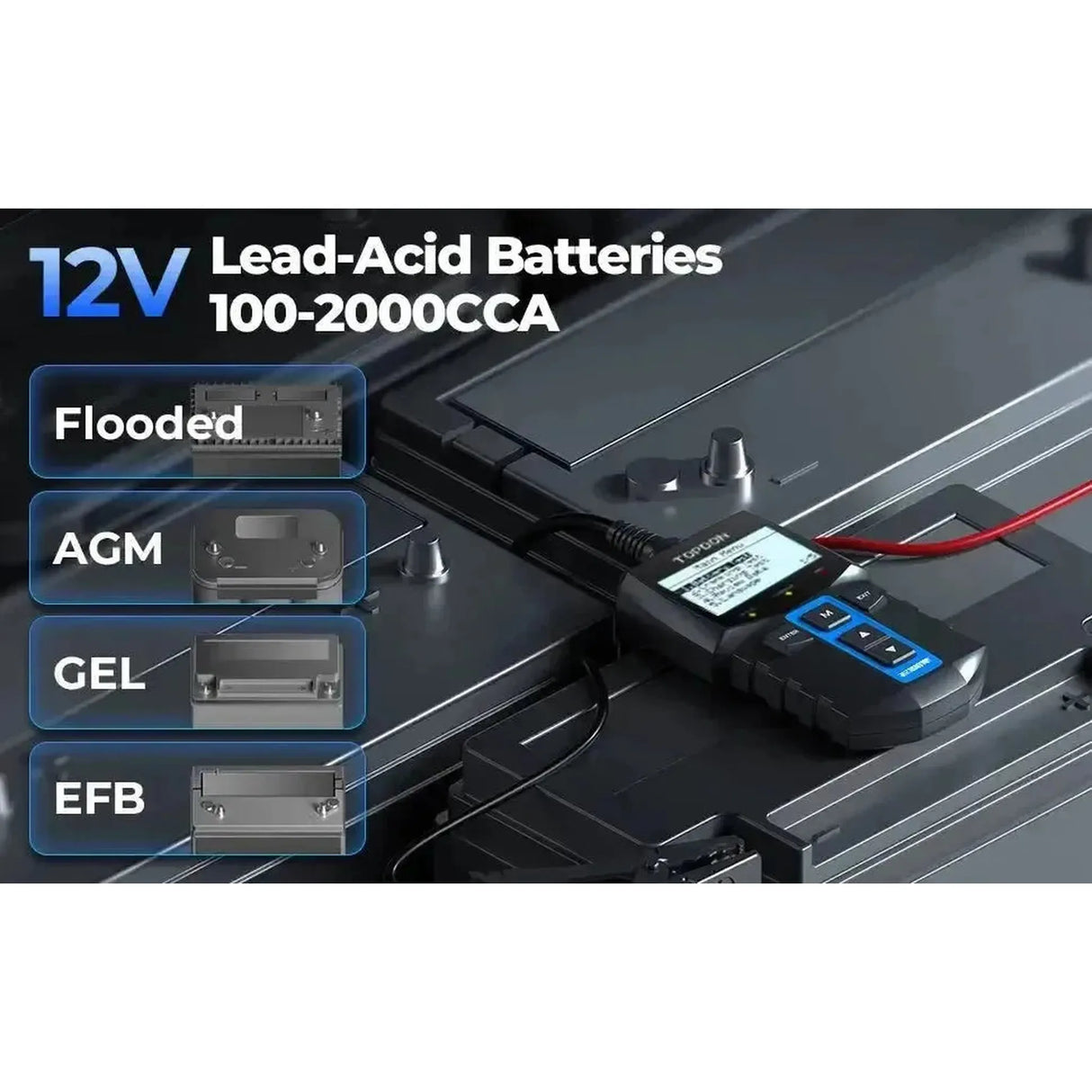 Topdon BT100W | Battery Tester
