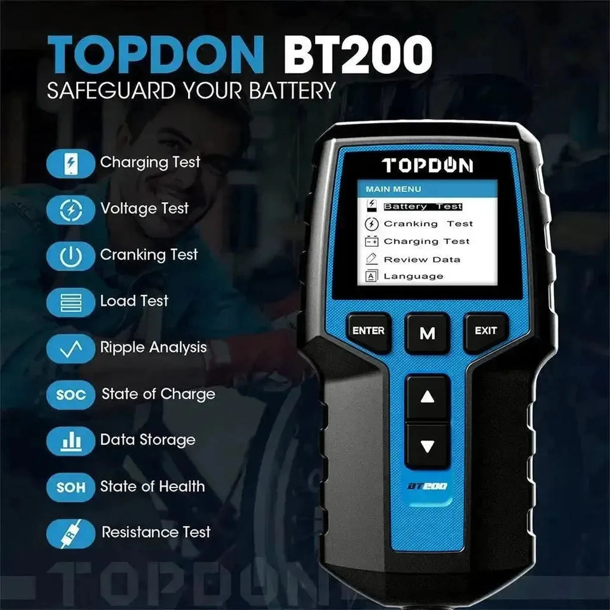 Topdon BT200 | Battery Tester
