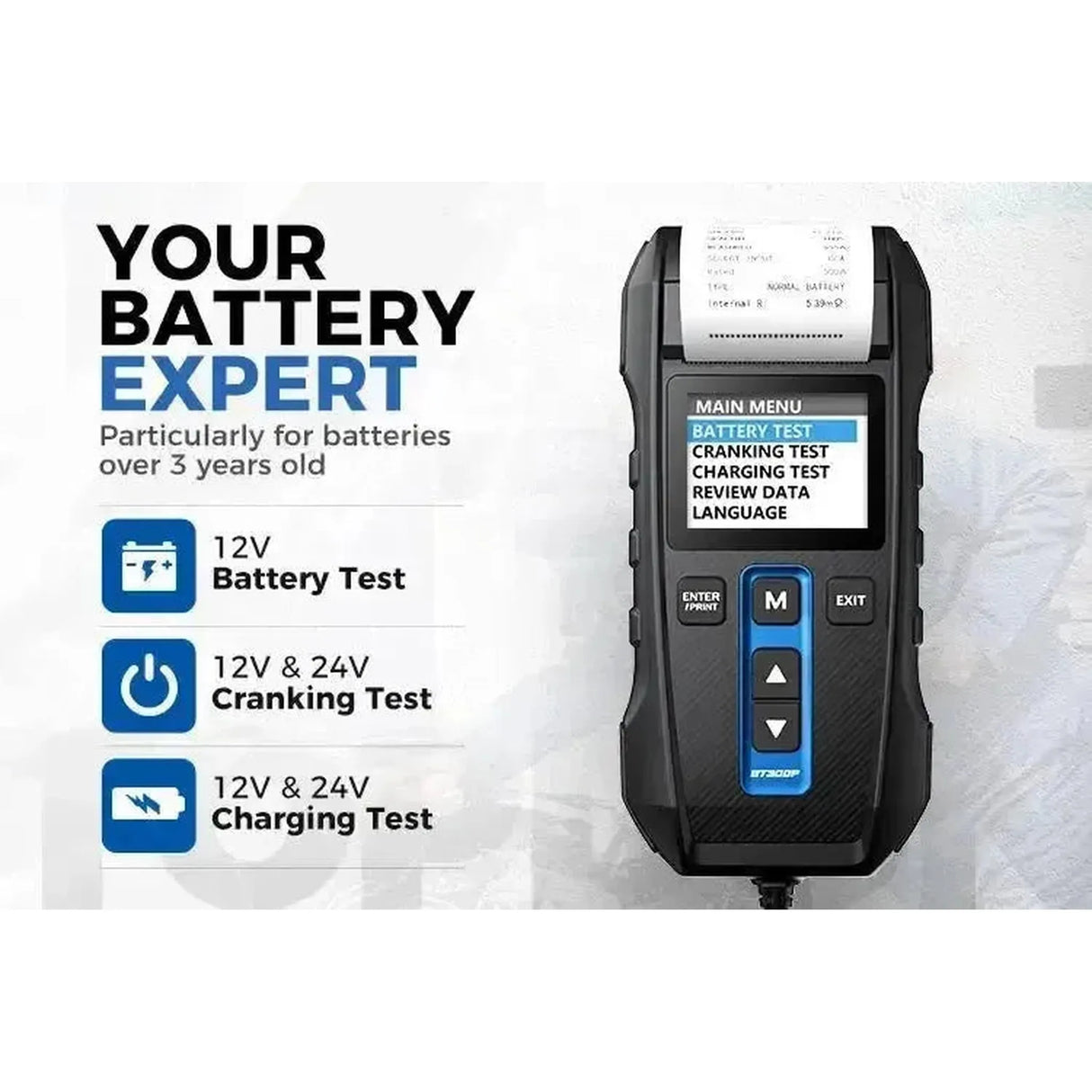 Topdon BT300P | Battery Tester