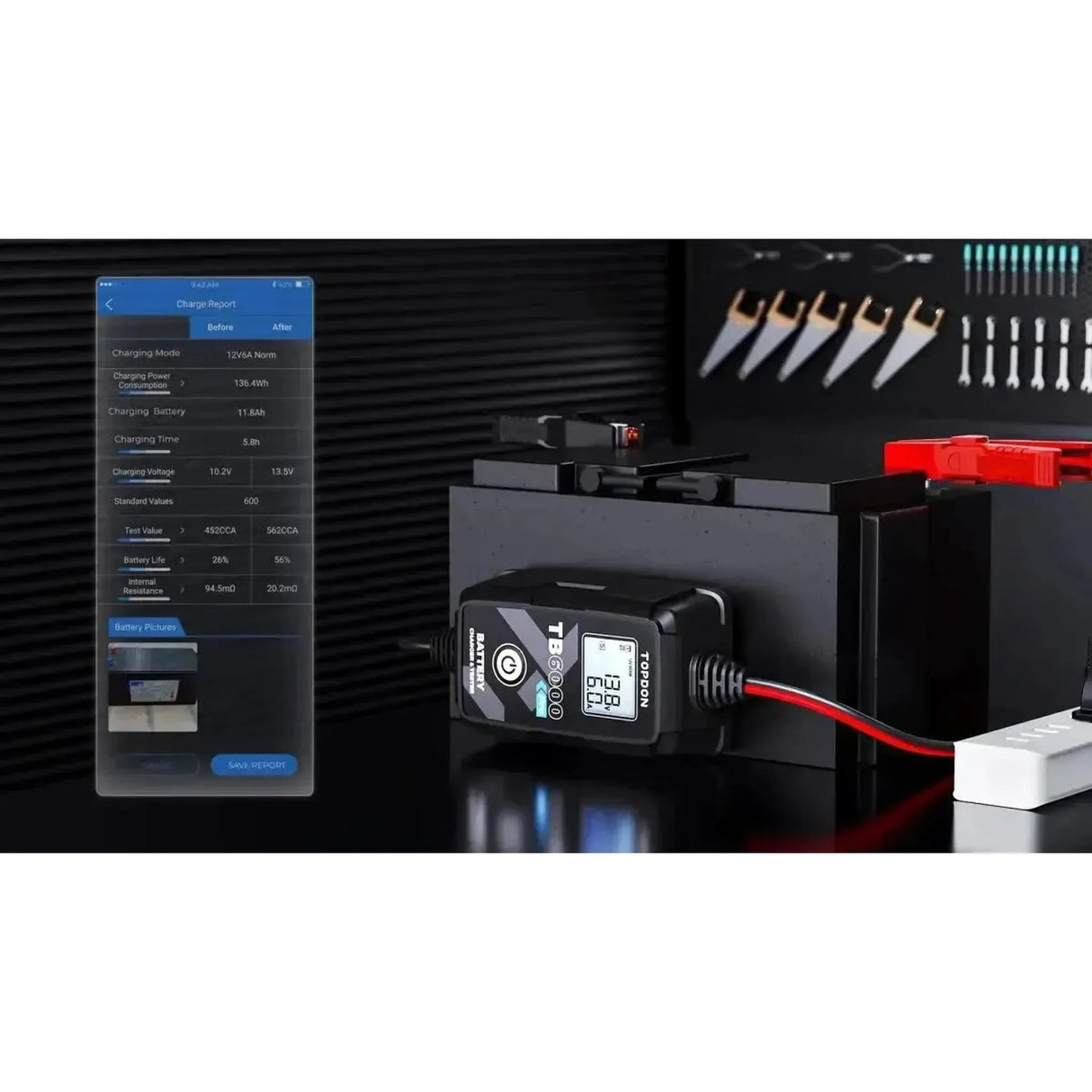 Topdon TB6000Pro | Trickle Charger