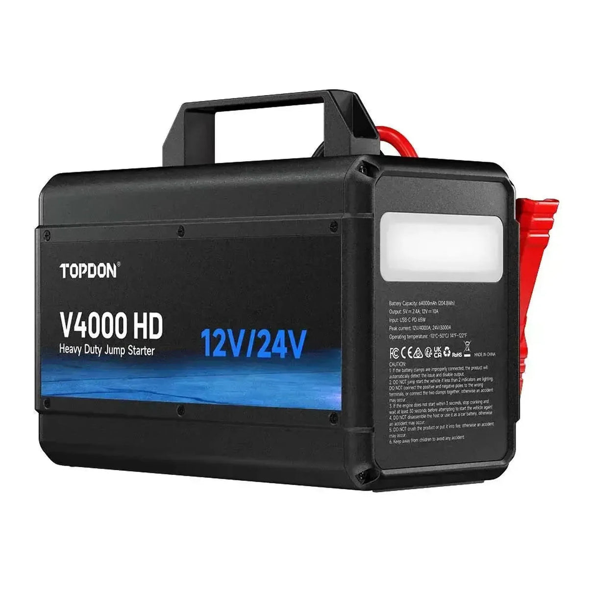 Topdon V4000 HD | Jump Starter