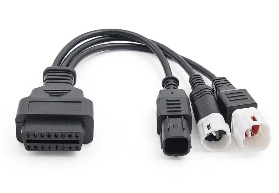 Honda/Yamaha 3+4+6-pins - 16-pins OBD2 Adapter Cable | Motorcycle