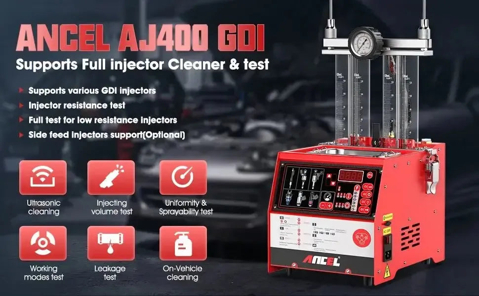 Ancel AJ400 GDI Gasoline Injector Tester