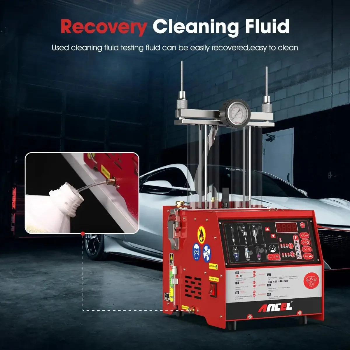 Ancel AJ400 GDI Gasoline Injector Tester