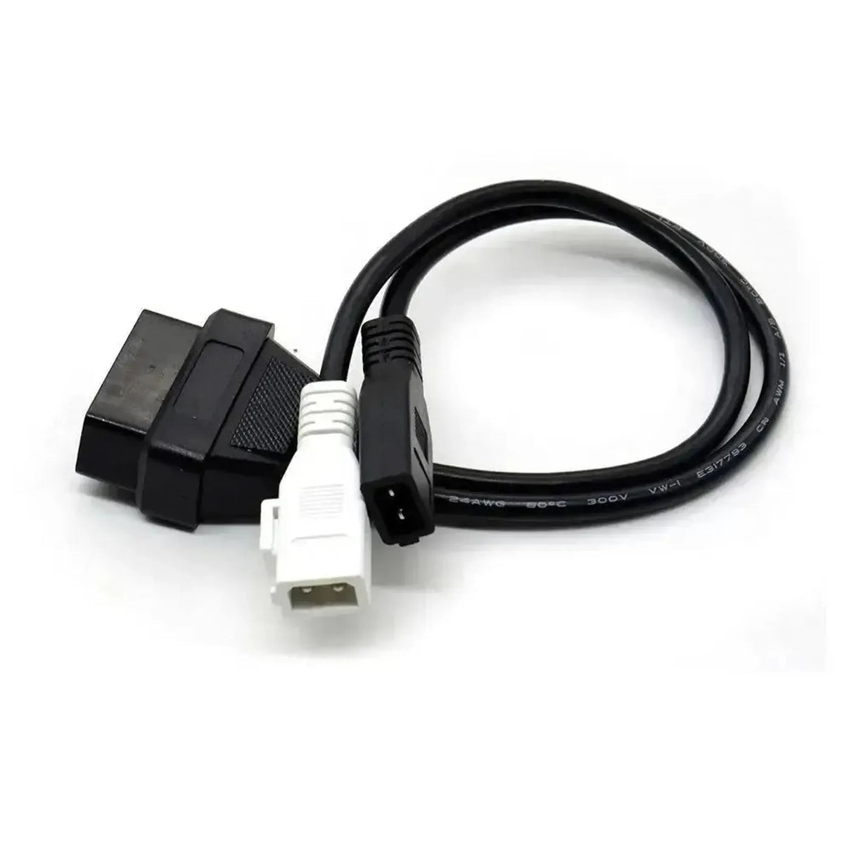 Audi/Seat/Skoda/Volkswagen 2+2-pins OBD1 – 16-pins OBD2 Adapter Cable | Passenger Car