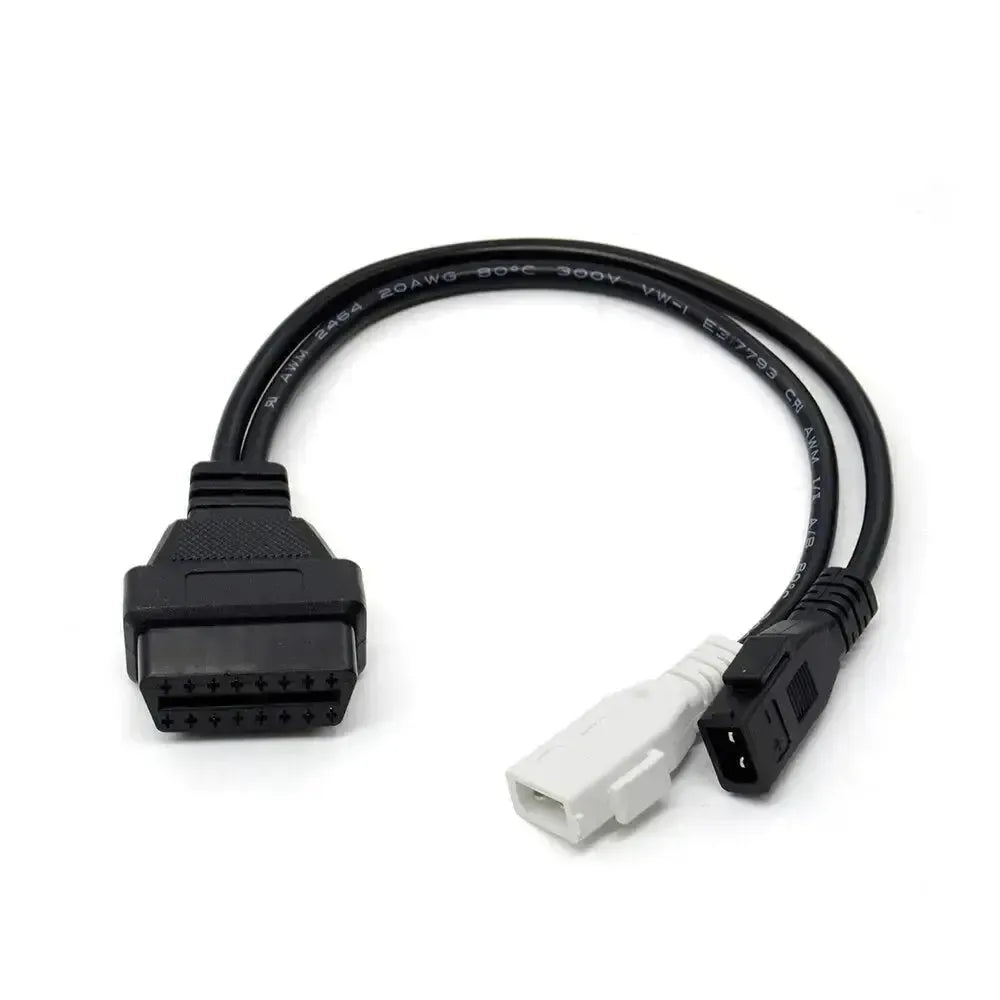 Audi/Seat/Skoda/Volkswagen 2+2-pins OBD1 – 16-pins OBD2 Adapter Cable | Personenauto