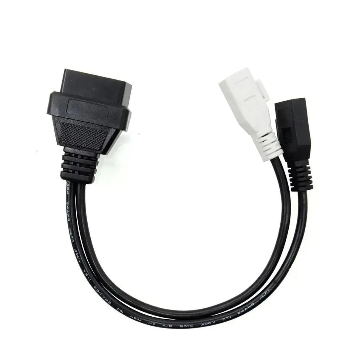 Audi/Seat/Skoda/Volkswagen 2+2-pins OBD1 – 16-pins OBD2 Adapter Cable | Passenger Car