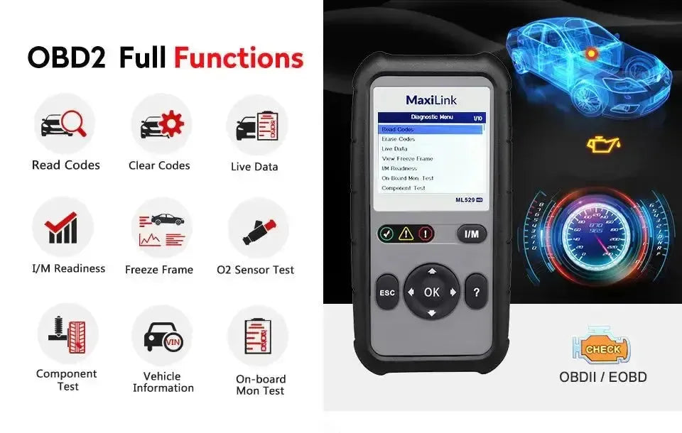 Autel MaxiLink ML529HD Car/Truck Fault Code Reader