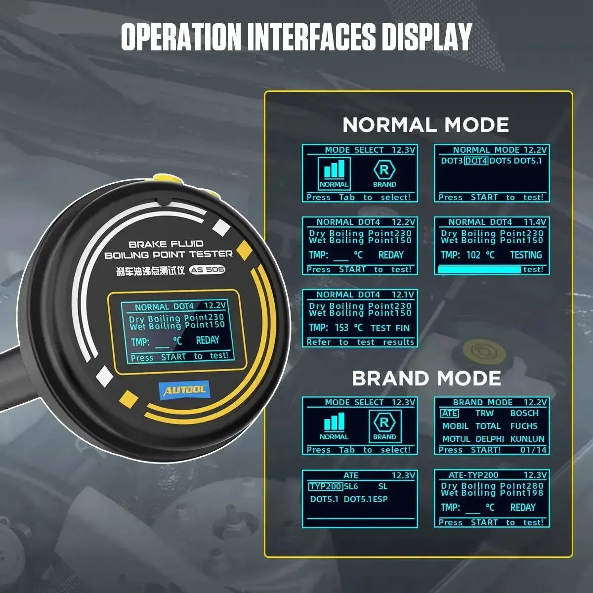 Autool AS506 | Brake Fluid Tester