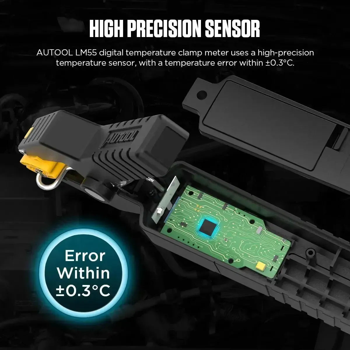 Autool LM55 | HVAC Temperature Clamp | Accessories