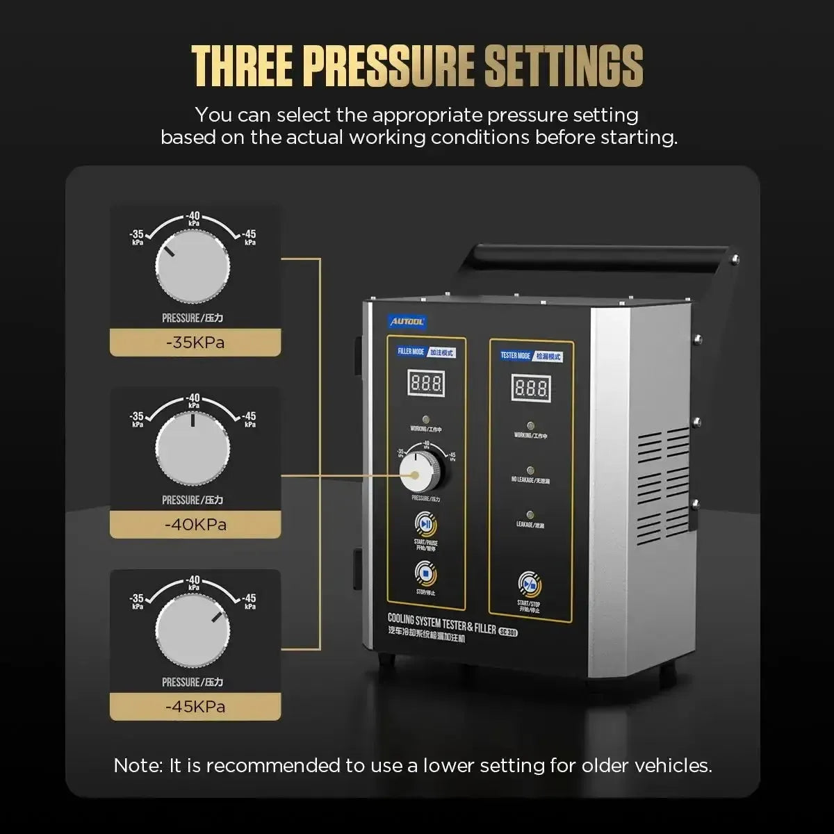 Autool SC301 | Coolant Tester & Bleeder