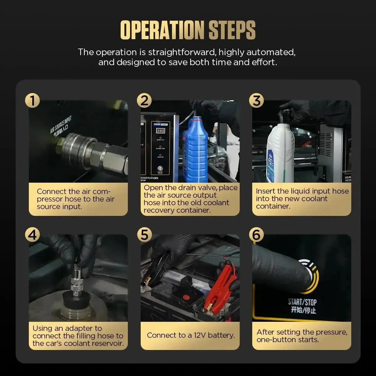 Autool SC301 | Coolant Tester & Bleeder