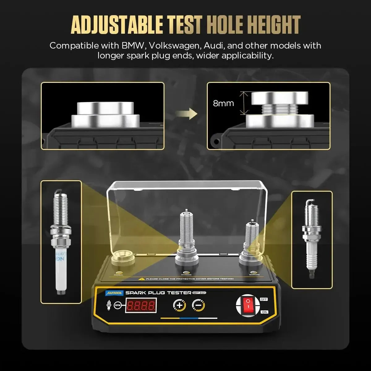 Autool SPT301 | Spark Plug Tester