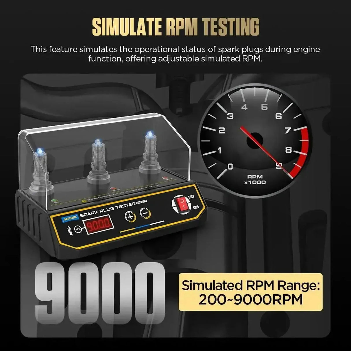 Autool SPT301 | Spark Plug Tester